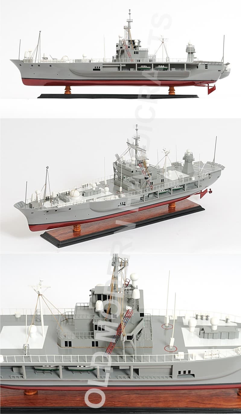 Wooden model battle ship Blue Ridge -L80-